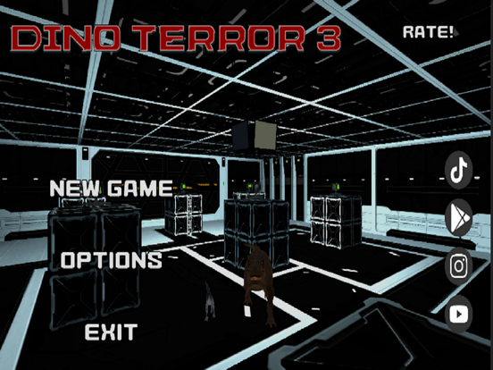 Tangkapan skrin Dino Terror 3: Jurassic Escape iPad 