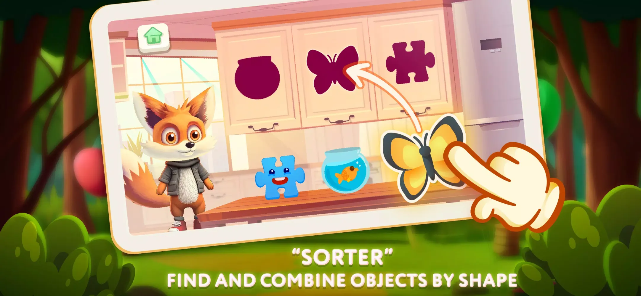 Trixy Fox: educative games應用截圖
