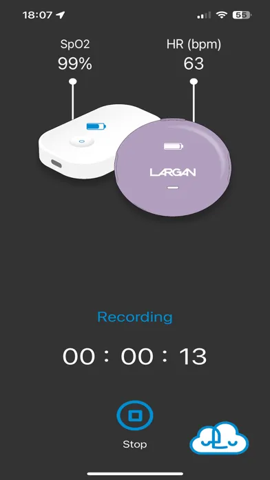 ภาพหน้าจอของ DOMII APP - Home sleep testing