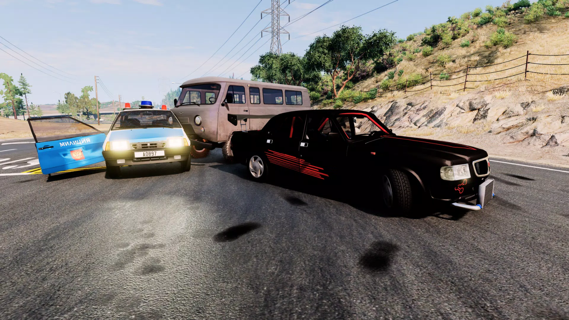 Car Crash Stunt ramp: Spusk 3D Screenshots