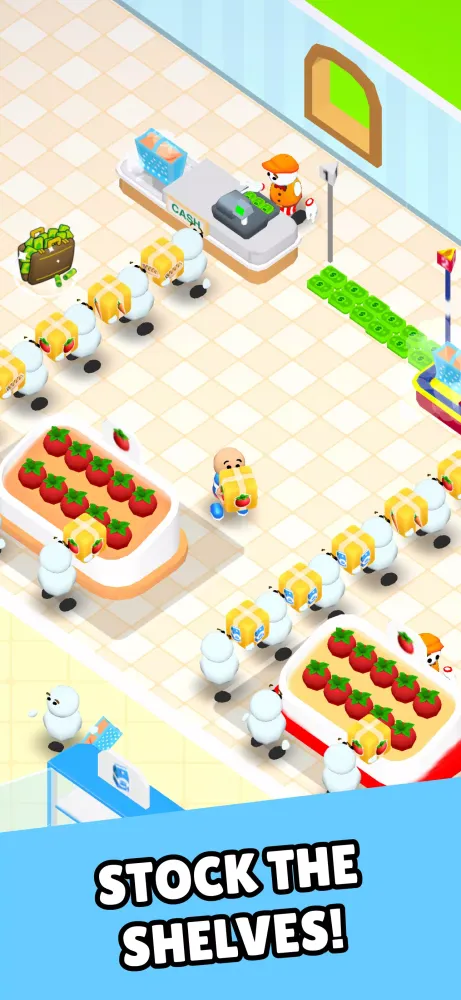 Capturas de tela do Supermarket Dash 3D