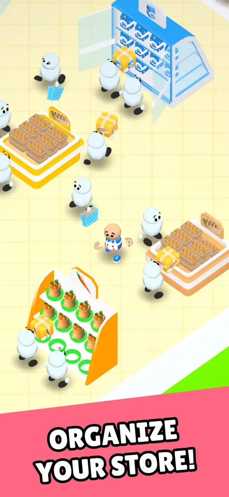 Capturas de tela do Supermarket Dash 3D