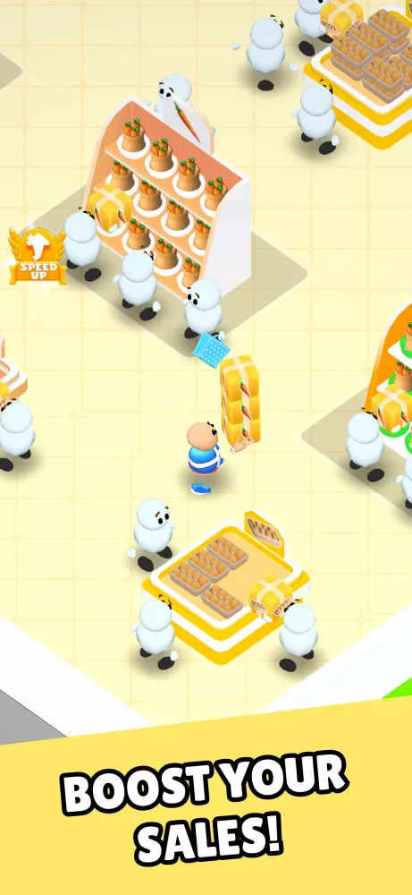 Capturas de tela do Supermarket Dash 3D