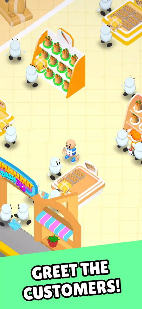 Capturas de tela do Supermarket Dash 3D