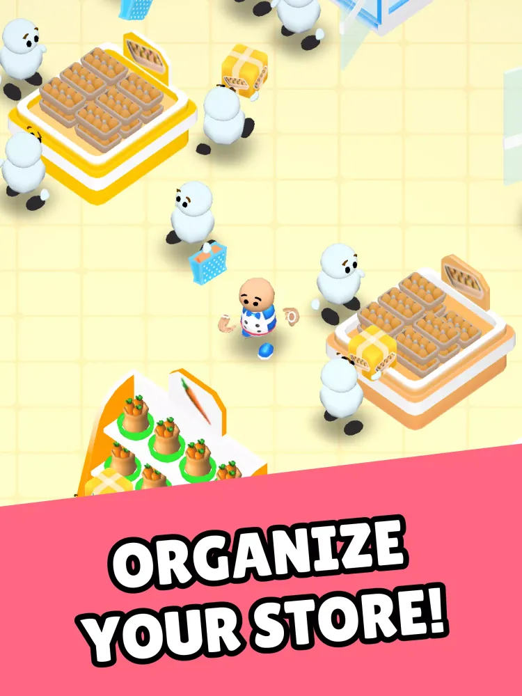 Capturas de tela do Supermarket Dash 3D