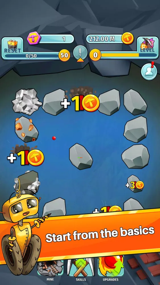 ภาพหน้าจอของ Idle Mine Breakout Tycoon