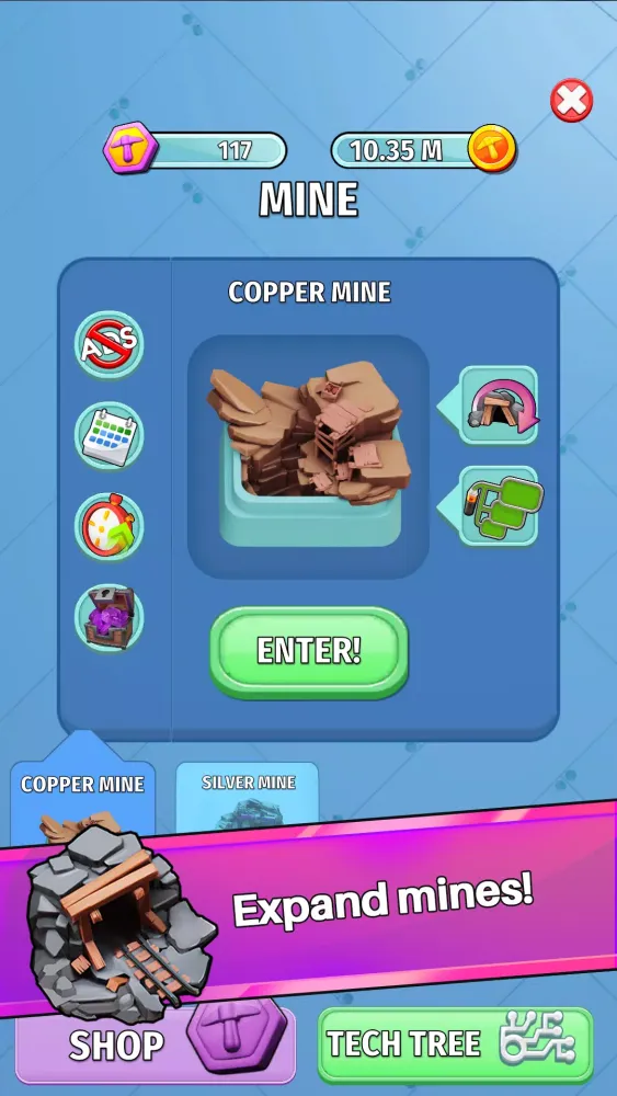 ภาพหน้าจอของ Idle Mine Breakout Tycoon