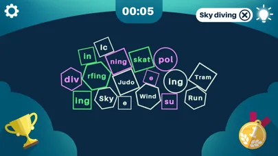 Tangkapan layar Learn Words - Use Syllables