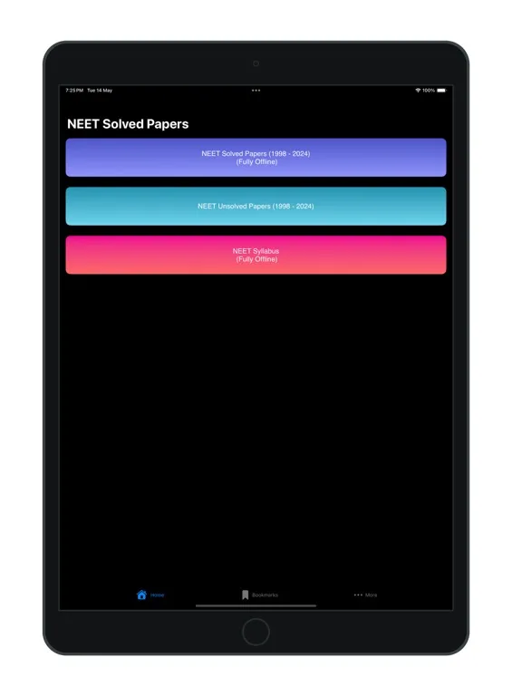 صور NEET Solved Papers iPad 
