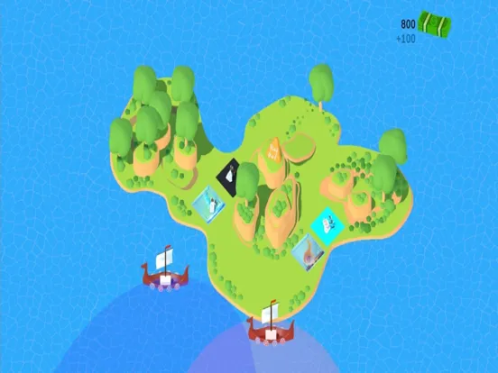 Tangkapan skrin Island God iPad 