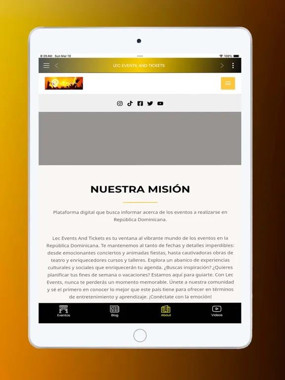 Captures d'écran de Lec Events And Tickets iPad 