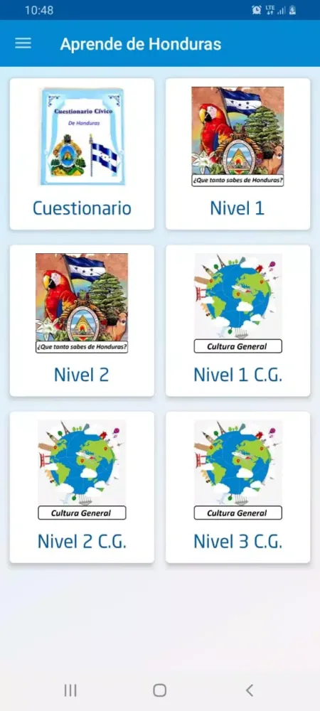 Aprende de Honduras スクリーンショット