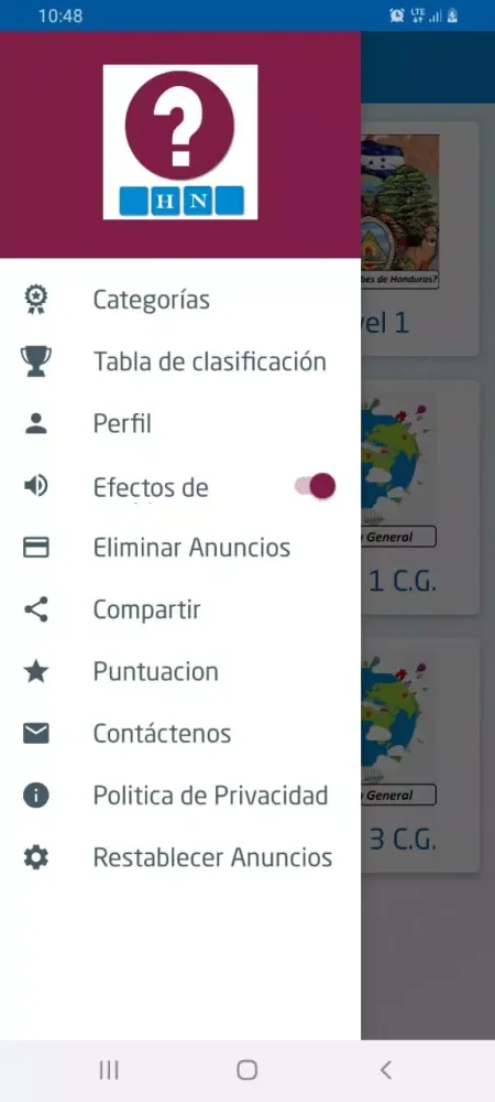 Aprende de Honduras スクリーンショット