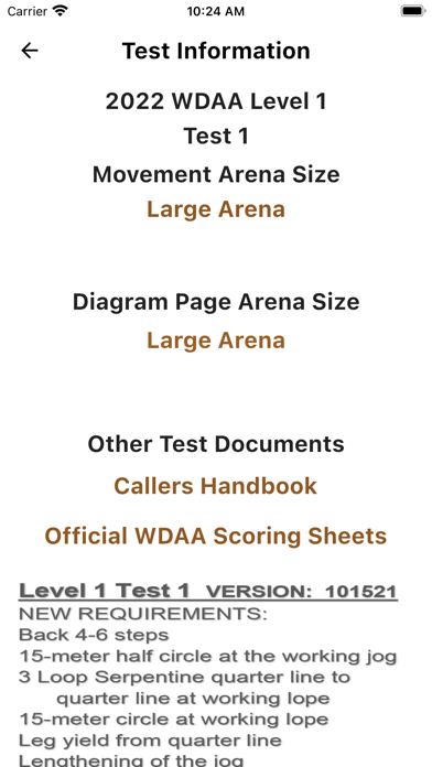 2022 WDAA Judges Tests Screenshots