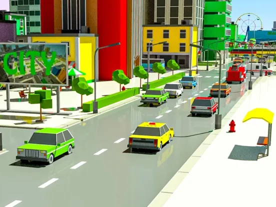 Zrzuty ekranu Midtown Car Driving School 3D iPad 