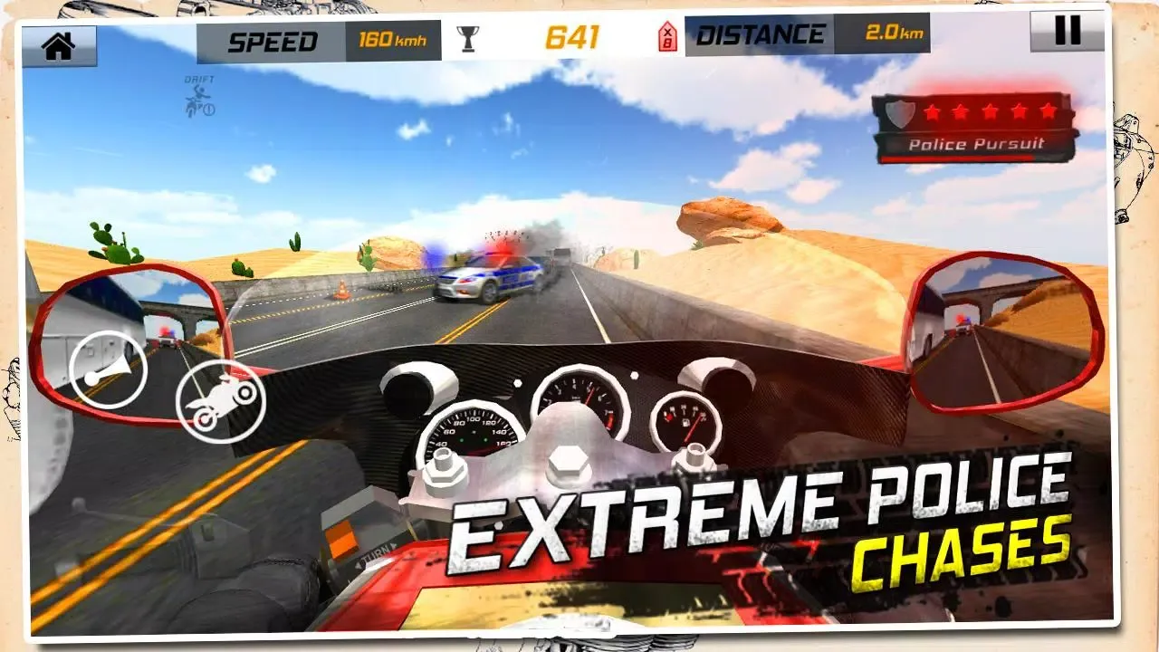 Ảnh chụp màn hình của Traffic Rider: Highway Race
