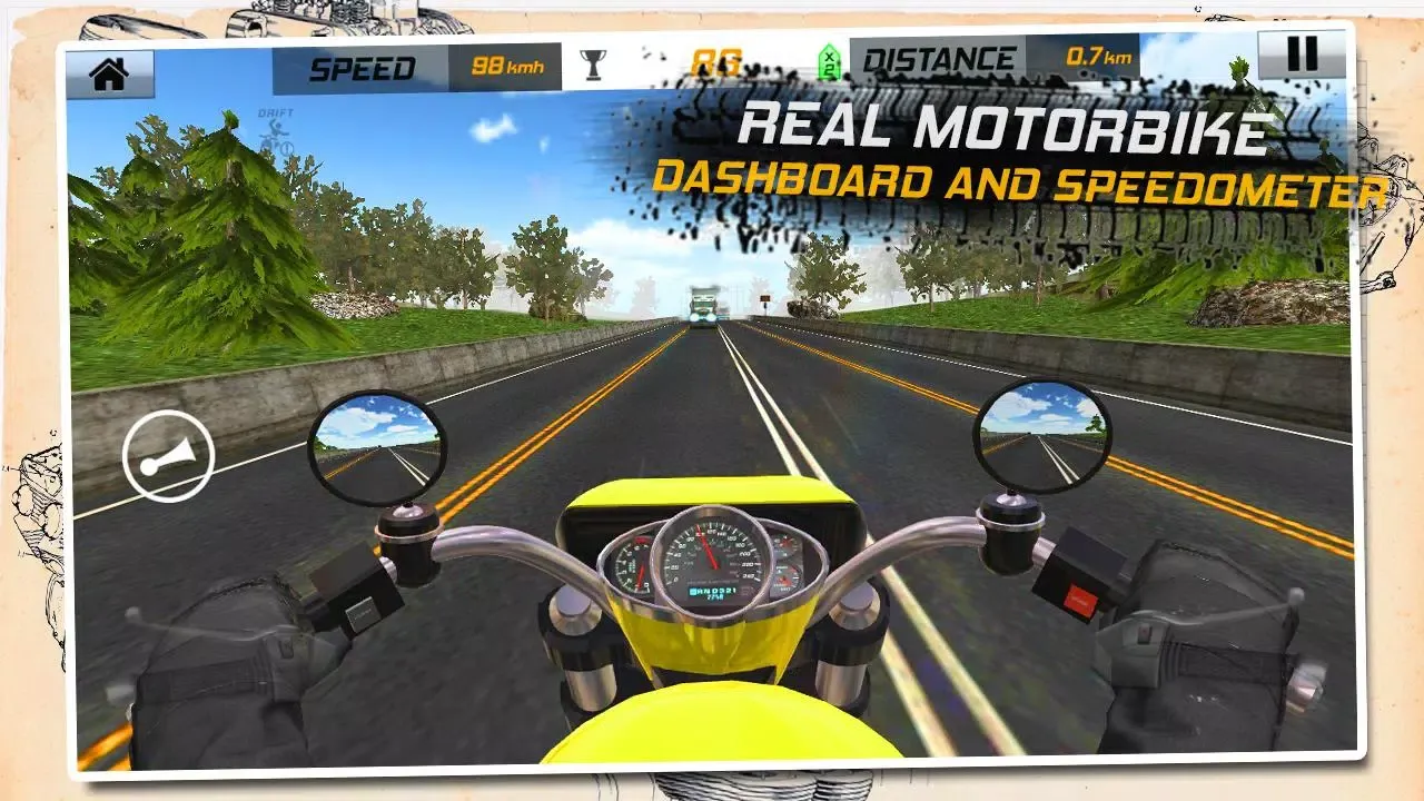 Ảnh chụp màn hình của Traffic Rider: Highway Race