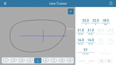 Lens Cutout for ECPs سکرین شاٹس