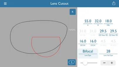 Lens Cutout for ECPs سکرین شاٹس