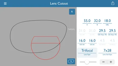 Lens Cutout for ECPs سکرین شاٹس
