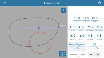 Lens Cutout for ECPs سکرین شاٹس