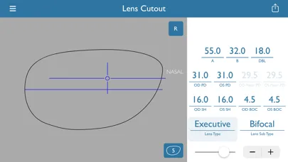 Lens Cutout for ECPs سکرین شاٹس
