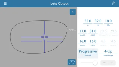 Lens Cutout for ECPs سکرین شاٹس