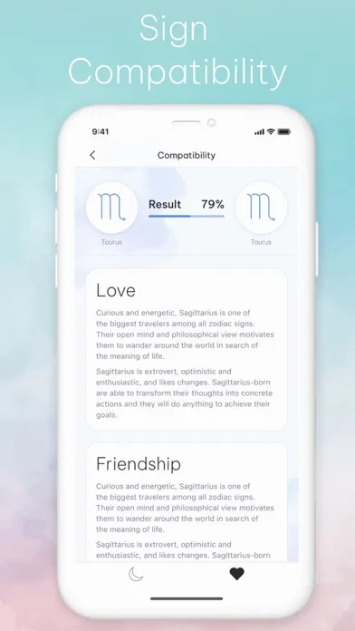 Daily Love horoscope Screenshots