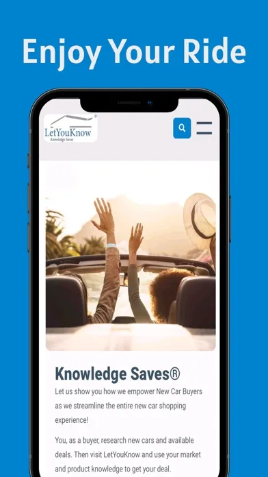 LetYouKnow – Bid On New Cars سکرین شاٹس