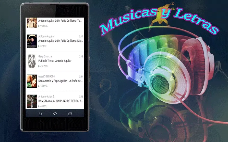 Capturas de pantalla de Antonio Aguilar Canciones