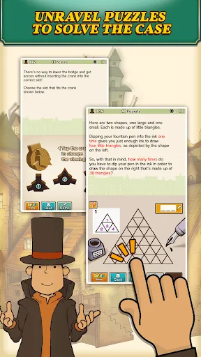 Layton: Curious Village in HD应用截图