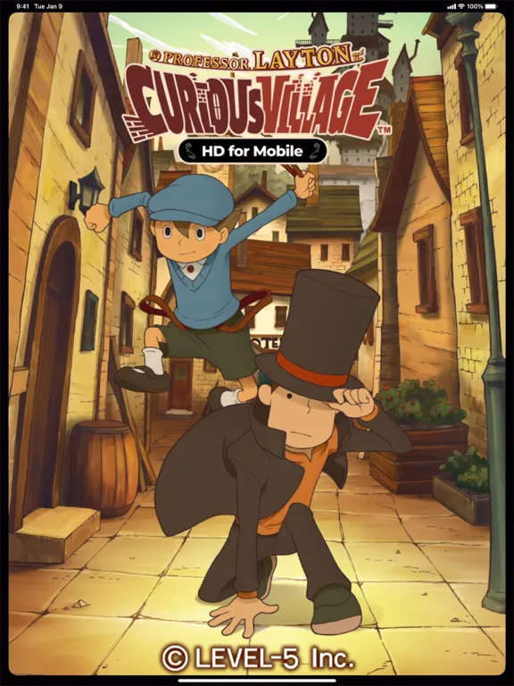 Screenshot di Layton: Curious Village in HD iPad 