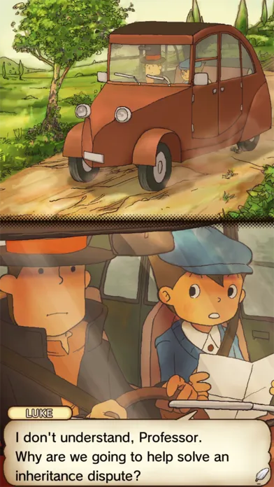 Screenshot di Layton: Curious Village in HD