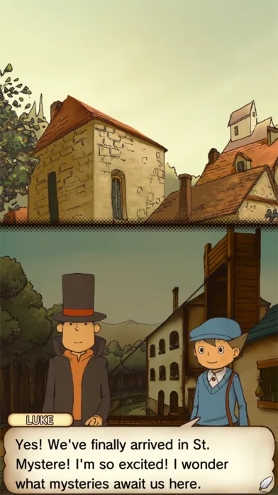 Screenshot di Layton: Curious Village in HD