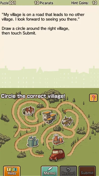 Screenshot di Layton: Curious Village in HD