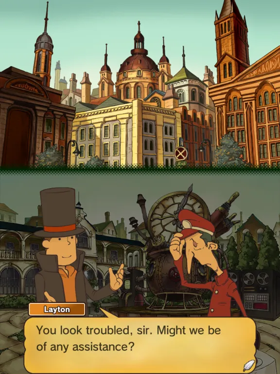 تصاویر Layton: Unwound Future in HD iPad 