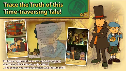 Layton: Unwound Future in HD Screenshots