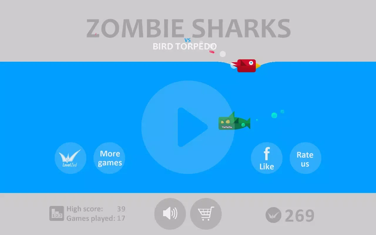 Shark Zombies vs Bird Torpedo应用截图
