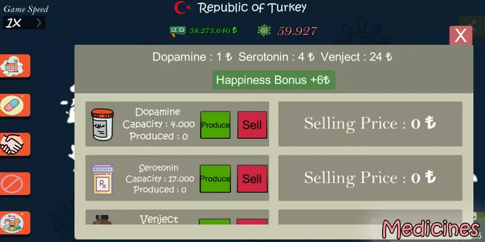 C-Virus Simulator Turkey Screenshots
