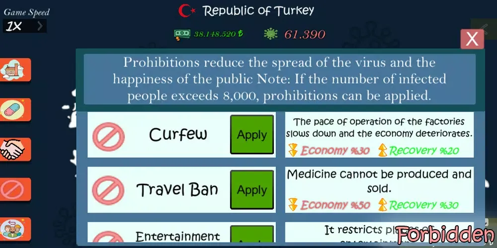 C-Virus Simulator Turkey Screenshots