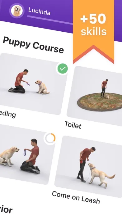Captures d'écran de GoDog: Puppy & Dog Training