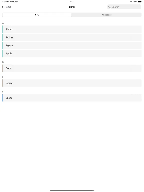 ภาพหน้าจอของ LiBingo iPad 
