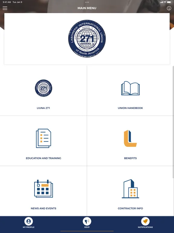LiUNA 271 iPad  স্ক্রিনশট