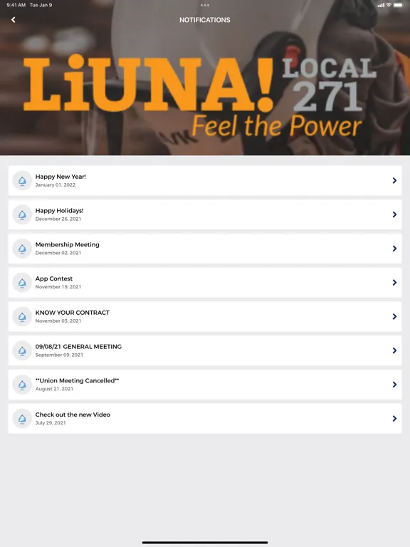 LiUNA 271 iPad  স্ক্রিনশট