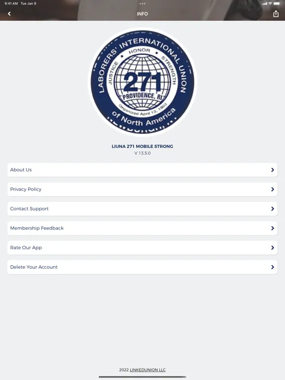 LiUNA 271 iPad  স্ক্রিনশট