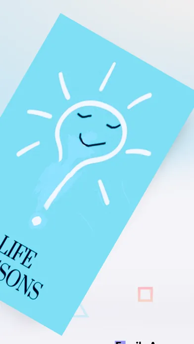 Capturas de tela do The Life Lessons app