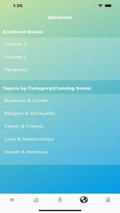 Capturas de tela do The Life Lessons app