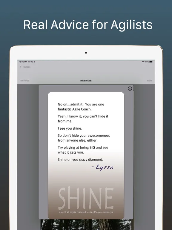 صور InspireMe! Cards iPad 