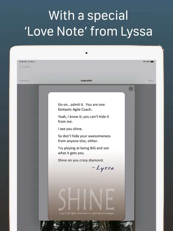 صور InspireMe! Cards iPad 