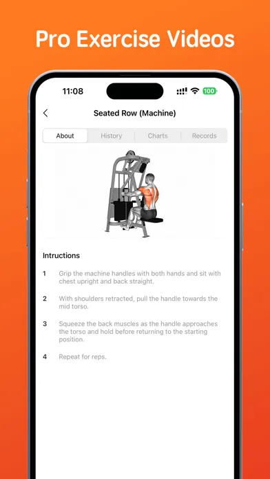 Workout & Calorie Tracker スクリーンショット